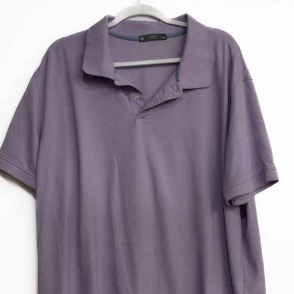 Purple Members Mark Polo Shirt XXL Mens Short Sleeve Casual Top - Picture 4 of 8